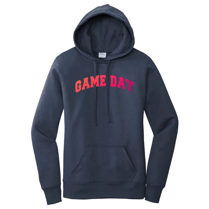 Varsity Game Day Great Gift Women's Pullover Hoodie