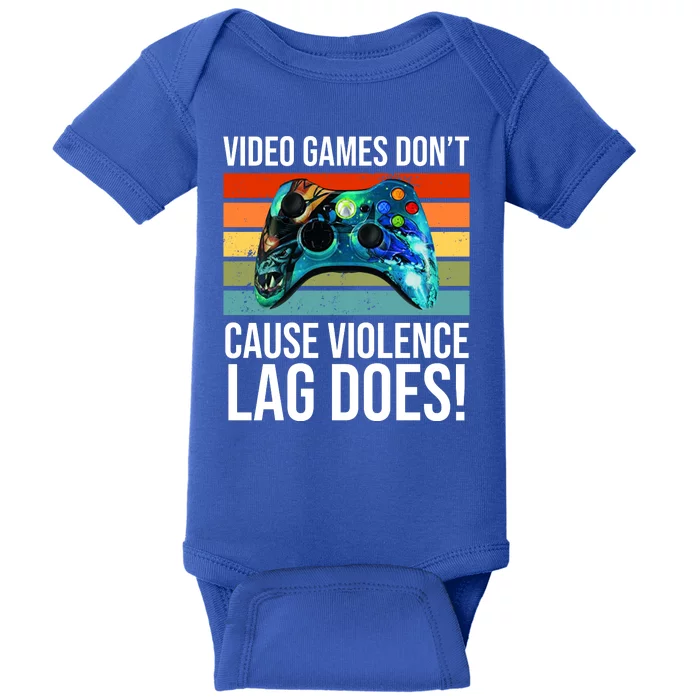 Video Games Don't Cause Violence Lag Does Baby Bodysuit