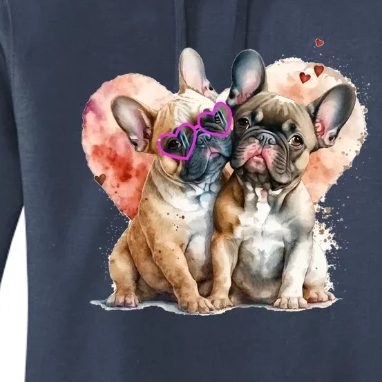 Valentines Gift Day Gift And Funny French Bulldog Gift Women's Pullover Hoodie