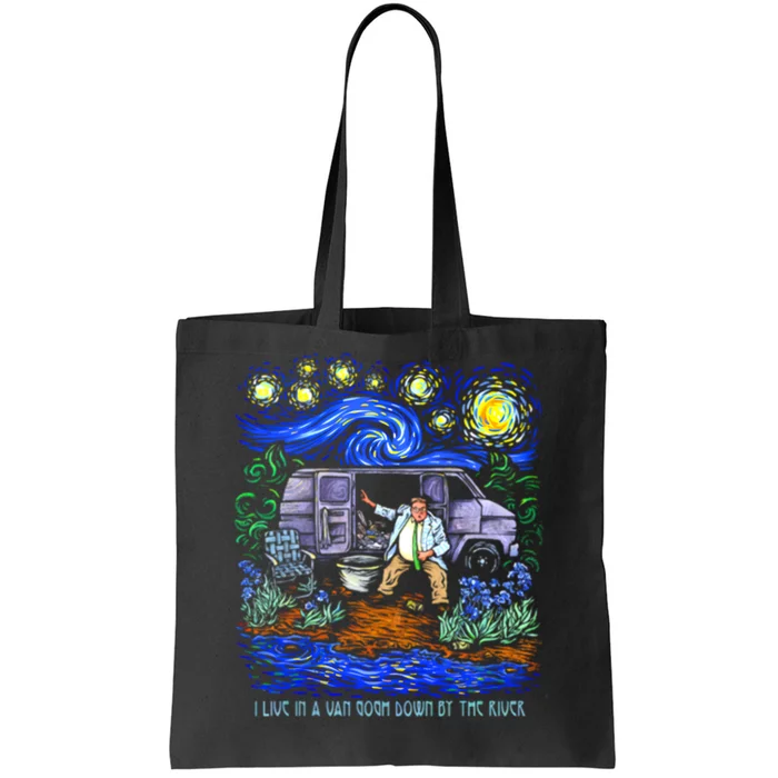 Van Gogh Down By The River Tote Bag