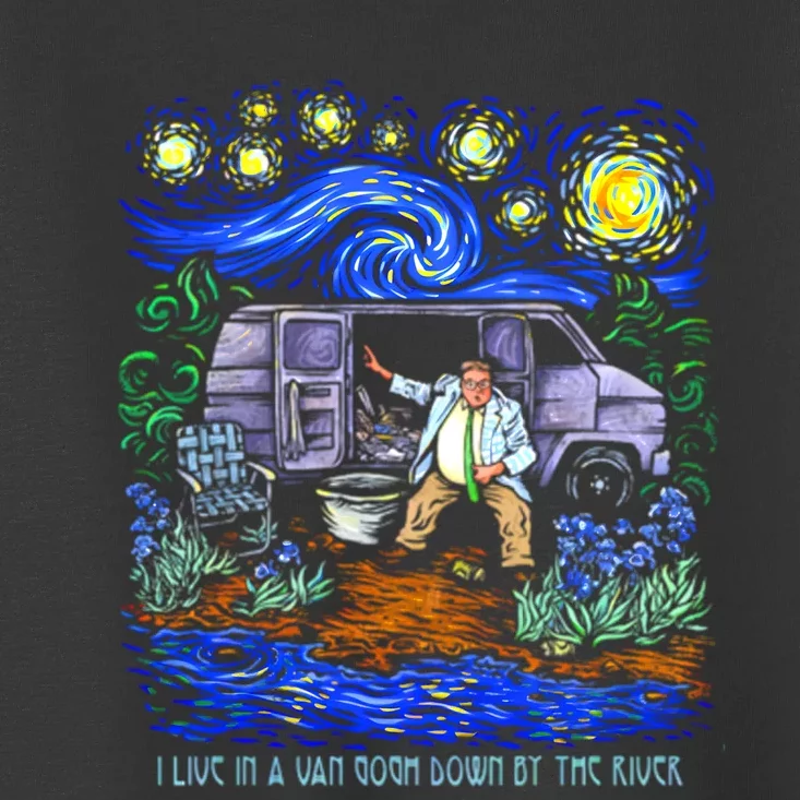 Van Gogh Down By The River Toddler T-Shirt