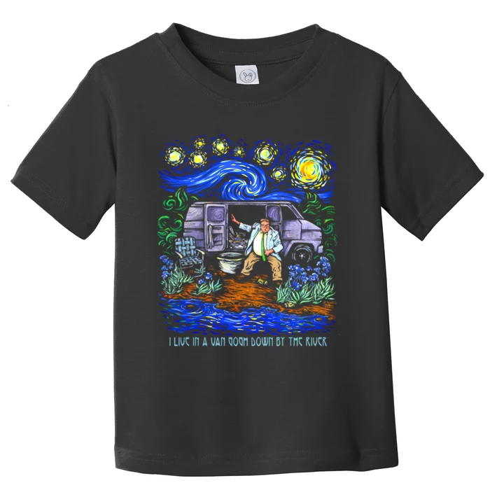 Van Gogh Down By The River Toddler T-Shirt