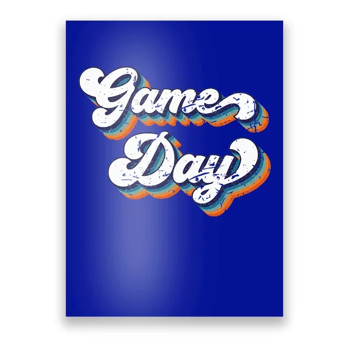 Vintage Game Day Funny Game Day Poster