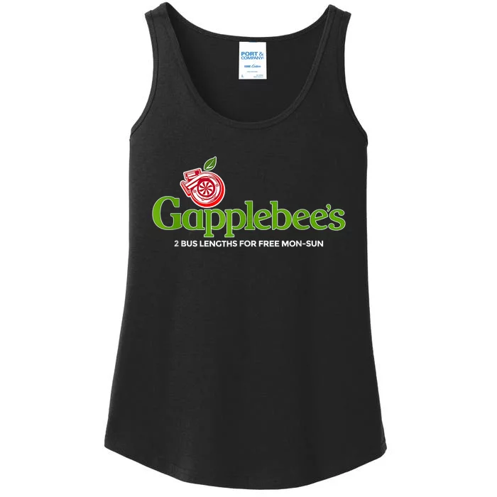 Vintage Gapplebees Drag Racing Tees Funny Car Guy Ladies Essential Tank