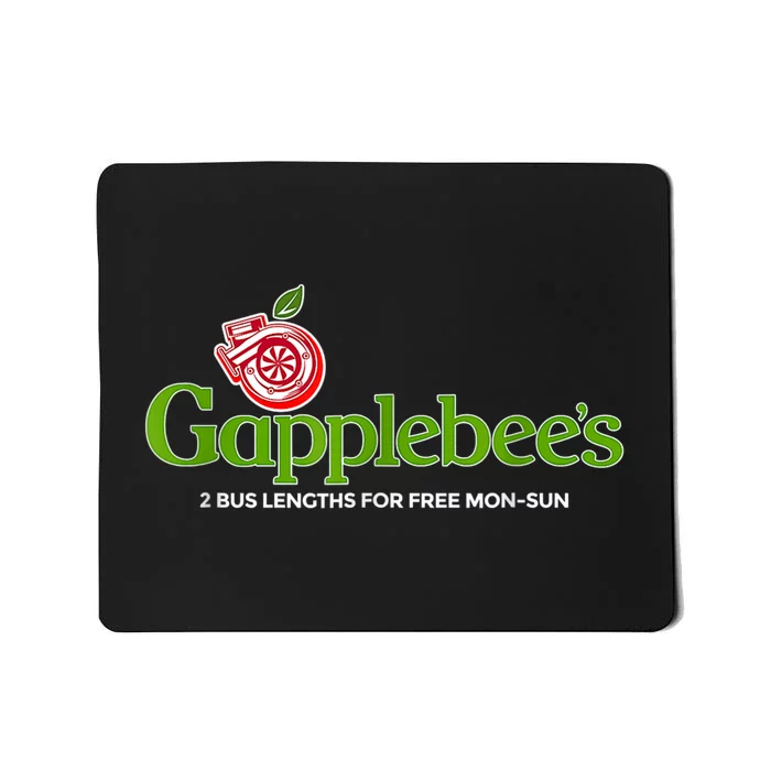 Vintage Gapplebees Drag Racing Tees Funny Car Guy Mousepad