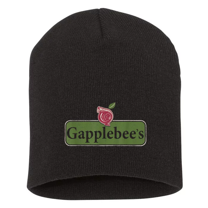 Vintage Gapplebees Drag Racing Tees Funny Car Guy Short Acrylic Beanie