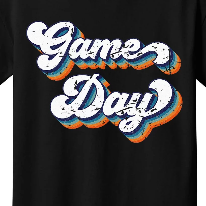 Vintage Game Day Funny Game Day For Kids T-Shirt