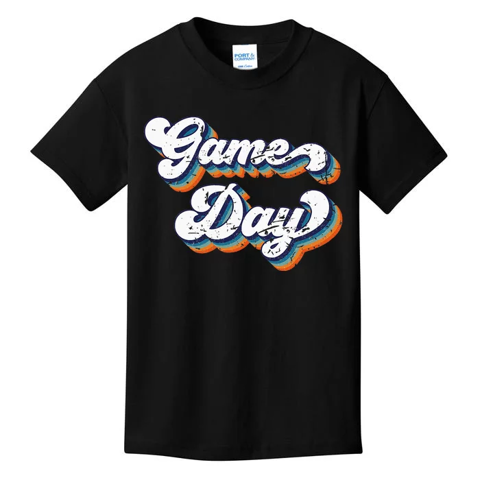 Vintage Game Day Funny Game Day For Kids T-Shirt