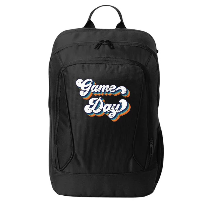 Vintage Game Day Funny Game Day City Backpack