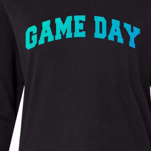 Varsity Game Day Great Gift Womens Cotton Relaxed Long Sleeve T-Shirt