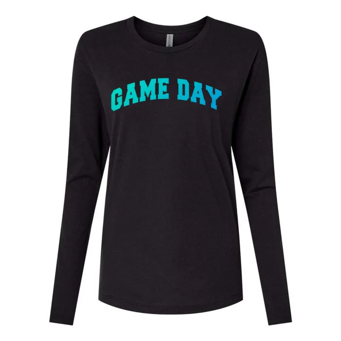 Varsity Game Day Great Gift Womens Cotton Relaxed Long Sleeve T-Shirt