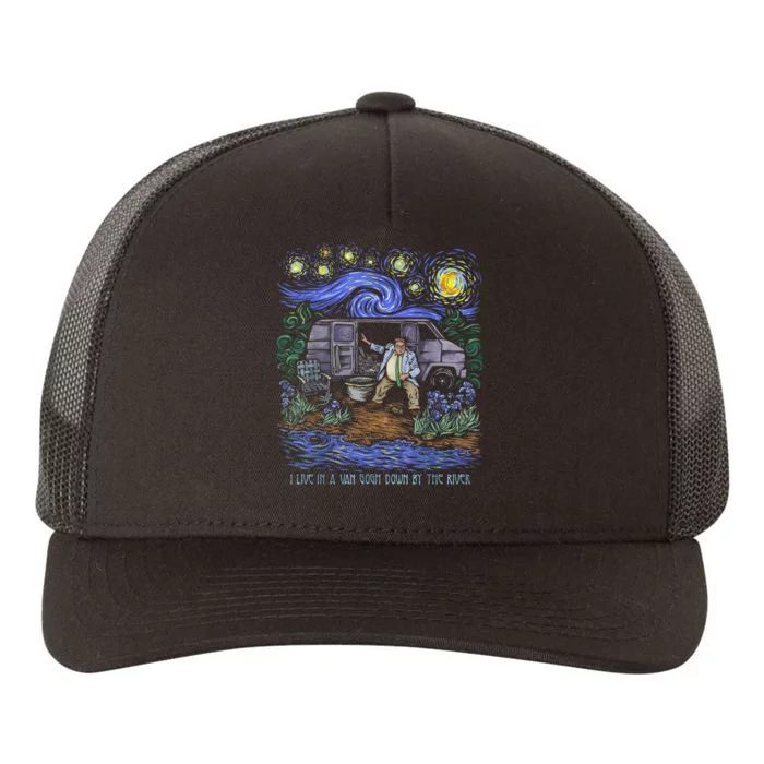 Van Gogh Down By The River Yupoong Adult 5-Panel Trucker Hat