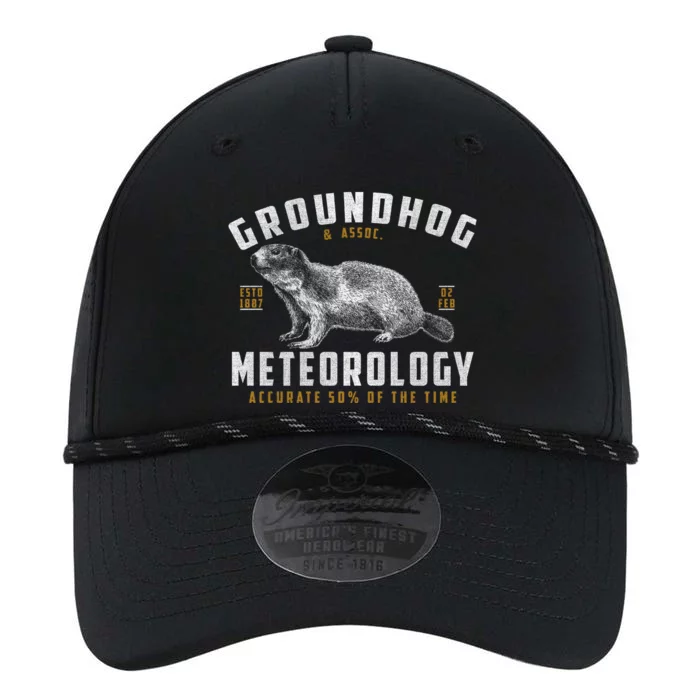 Vintage Groundhog's Day Meterology ESTD 1887 Performance The Dyno Cap