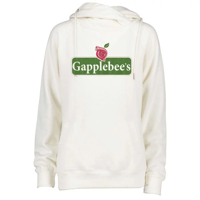 Vintage GapplebeeS Drag Racing Funny Car Guy Great Gift Womens Funnel Neck Pullover Hood