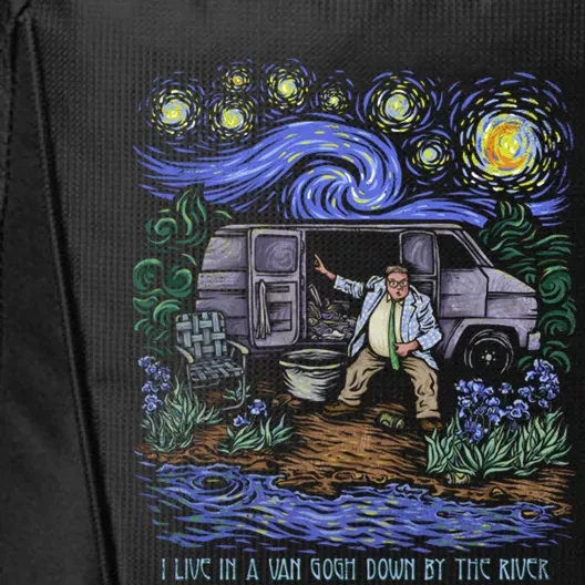 Van Gogh Down By The River City Backpack