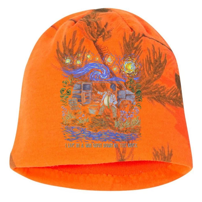 Van Gogh Down By The River Kati - Camo Knit Beanie