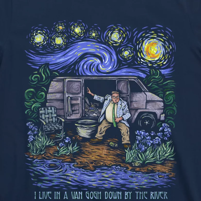 Van Gogh Down By The River T-Shirt