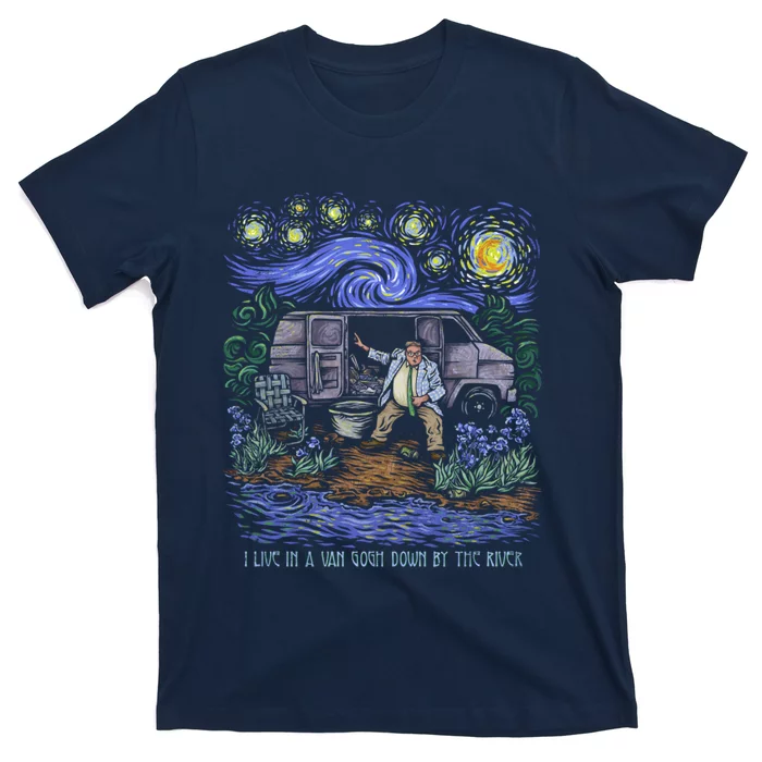 Van Gogh Down By The River T-Shirt