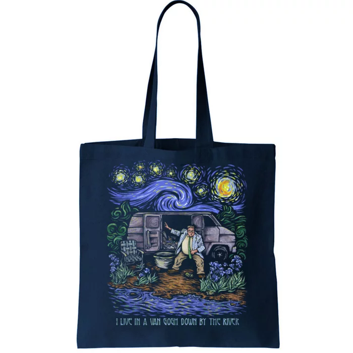 Van Gogh Down By The River Tote Bag