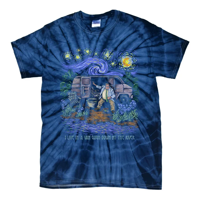 Van Gogh Down By The River Tie-Dye T-Shirt