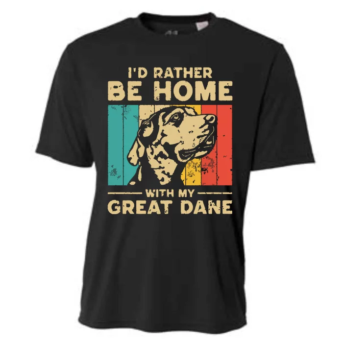 Vintage Great Dane Dad Dog Lovers Cooling Performance Crew T-Shirt