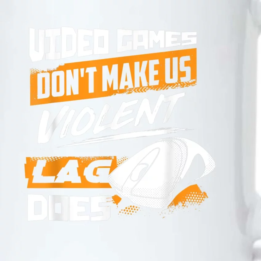 Video Games Dont Make Us Violent Lag Does Gaming Black Color Changing Mug