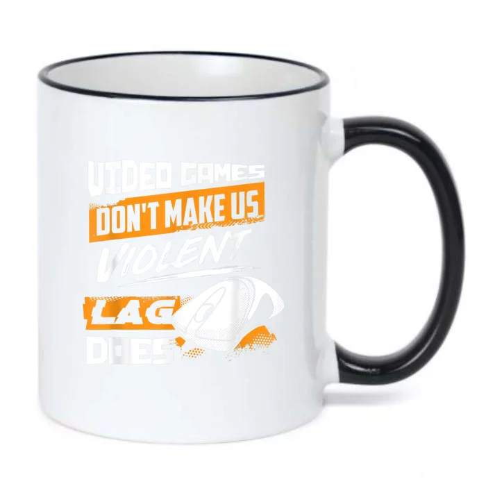 Video Games Dont Make Us Violent Lag Does Gaming Black Color Changing Mug