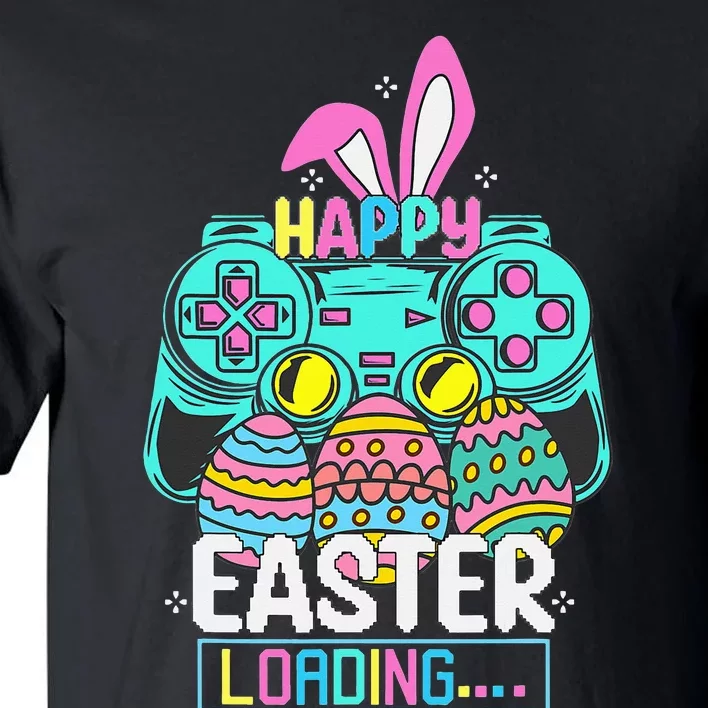 Video Game Easter Bunny Gaming Controller Gamer Tall T-Shirt