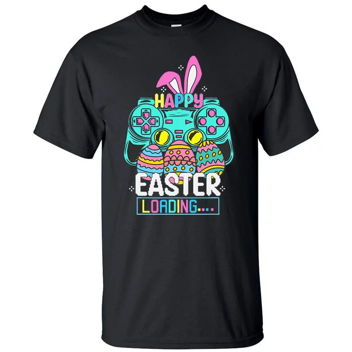 Video Game Easter Bunny Gaming Controller Gamer Tall T-Shirt