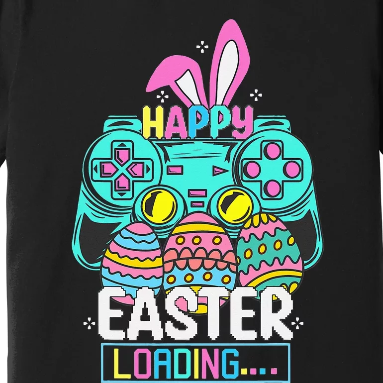 Video Game Easter Bunny Gaming Controller Gamer Premium T-Shirt