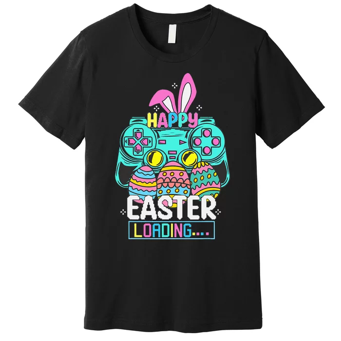 Video Game Easter Bunny Gaming Controller Gamer Premium T-Shirt