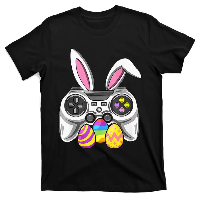 Video Games Easter Day Bunny Egg hunting T-Shirt