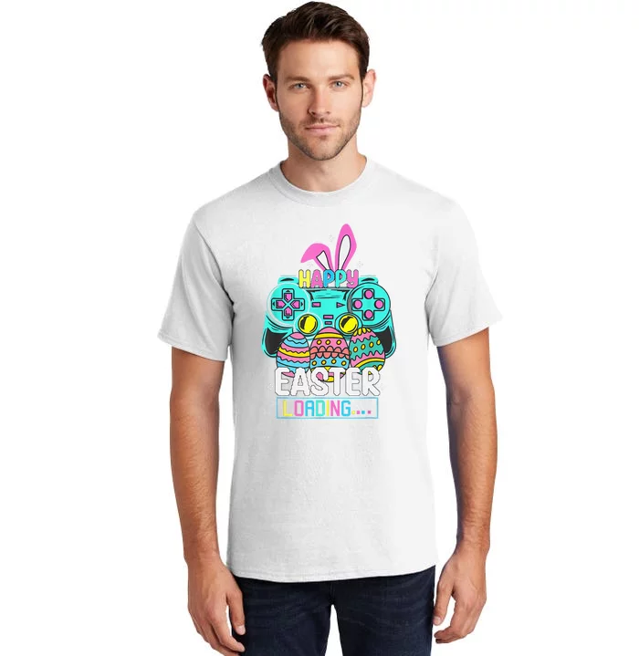 Video Game Easter Bunny Gaming Controller Gamer Tall T-Shirt