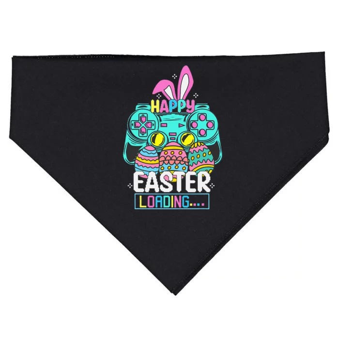 Video Game Easter Bunny Gaming Controller Gamer USA-Made Doggie Bandana