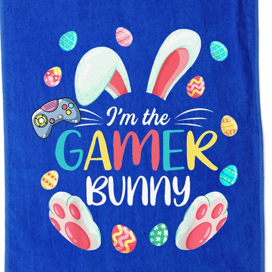 Video Game Easter Bunny Eggs Gamer Easter Gaming Platinum Collection Golf Towel