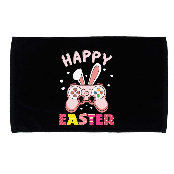 Video Game Easter Bunny Gaming Controller Gamer Microfiber Hand Towel