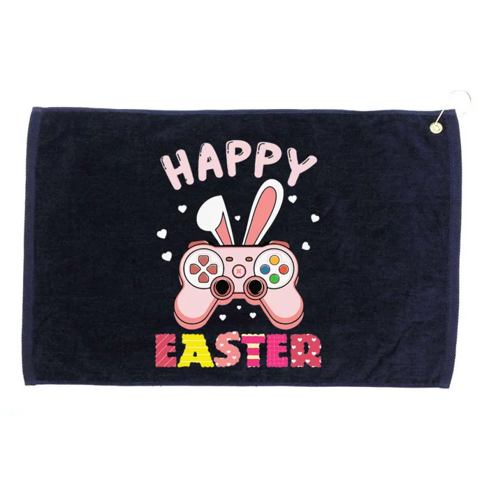 Video Game Easter Bunny Gaming Controller Gamer Grommeted Golf Towel