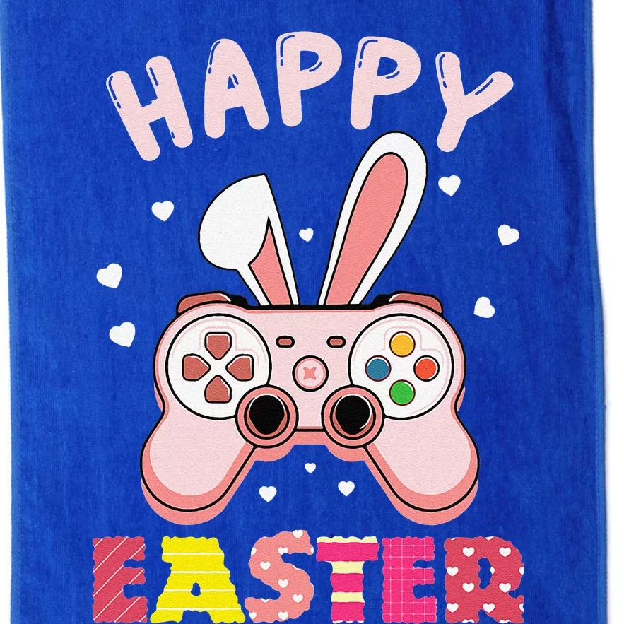 Video Game Easter Bunny Gaming Controller Gamer Platinum Collection Golf Towel