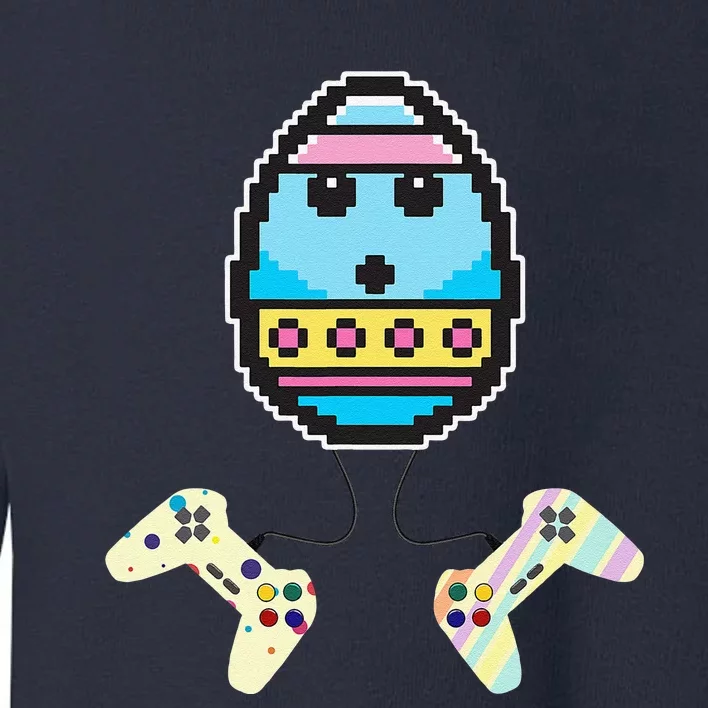 Video Game Egg Controllers Easter Funny Egg Hunting Gifts Toddler Sweatshirt