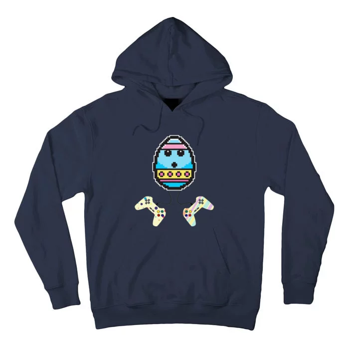 Video Game Egg Controllers Easter Funny Egg Hunting Gifts Tall Hoodie