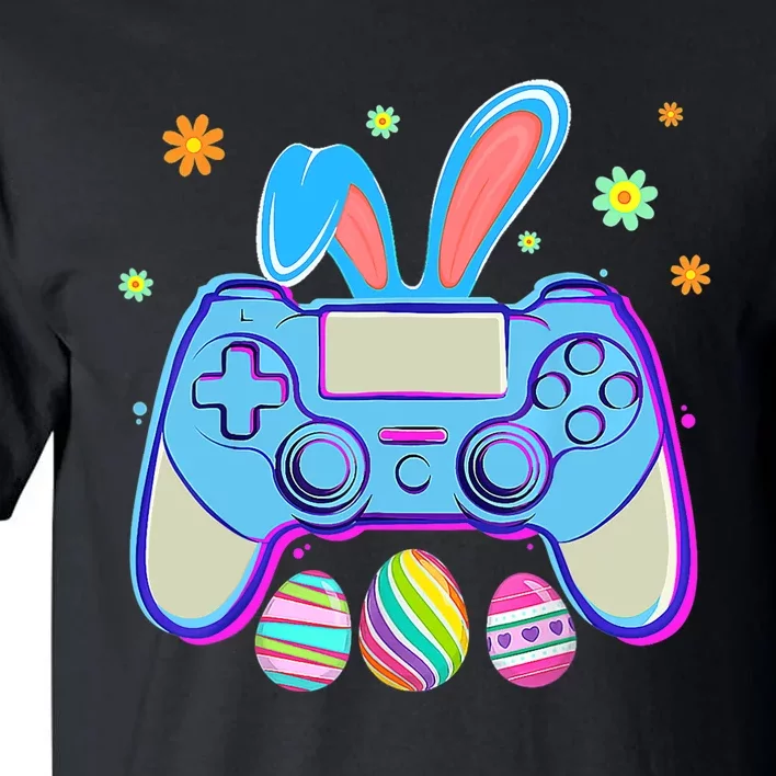 Video Game Easter Bunny Gaming Controller Gamer Boy Girl Tall T-Shirt