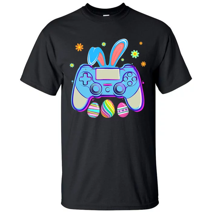 Video Game Easter Bunny Gaming Controller Gamer Boy Girl Tall T-Shirt