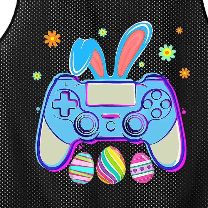 Video Game Easter Bunny Gaming Controller Gamer Boy Girl Mesh Reversible Basketball Jersey Tank