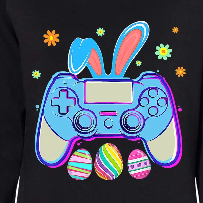 Video Game Easter Bunny Gaming Controller Gamer Boy Girl Womens California Wash Sweatshirt