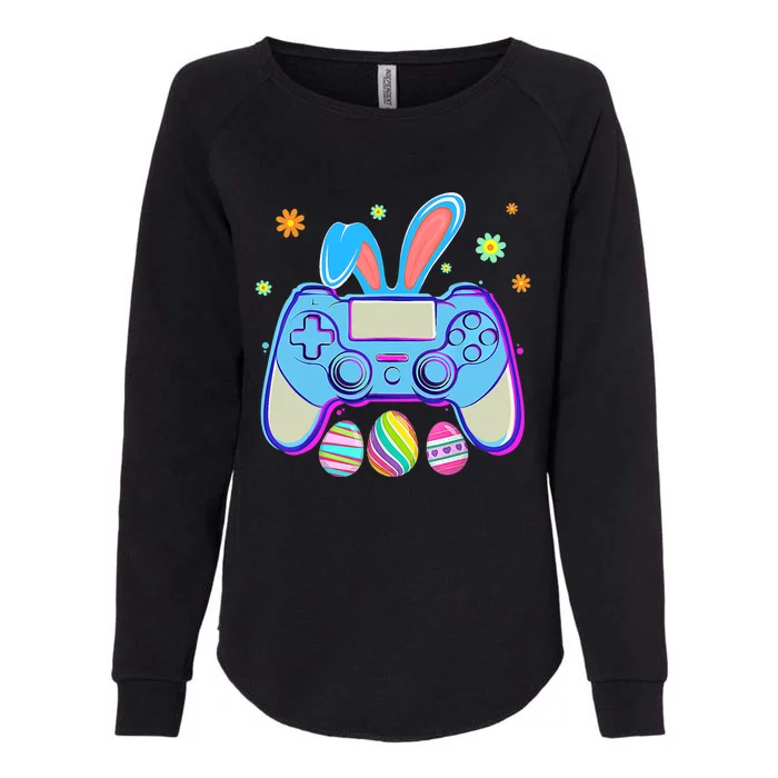 Video Game Easter Bunny Gaming Controller Gamer Boy Girl Womens California Wash Sweatshirt