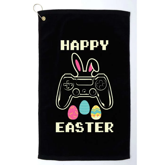 Video Game Easter Bunny Gaming funny ester day Platinum Collection Golf Towel