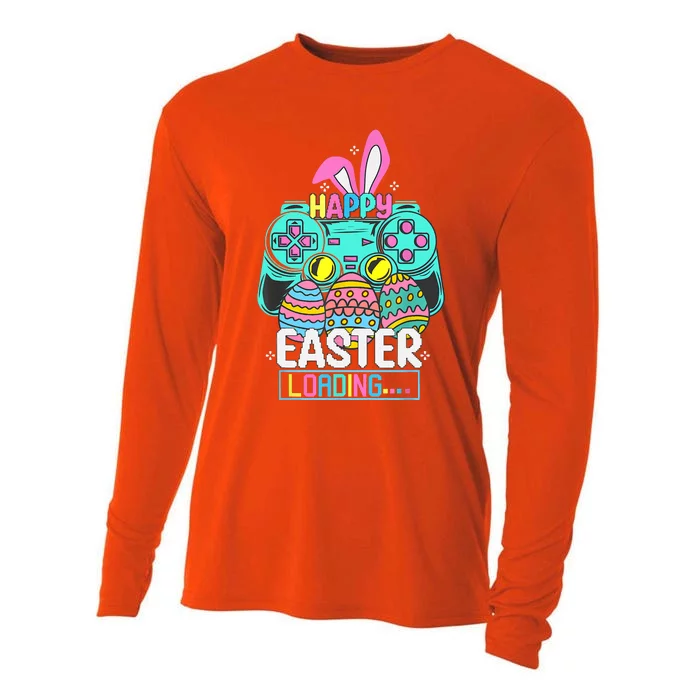 Video Game Easter Bunny Gaming Controller Gamer Cooling Performance Long Sleeve Crew