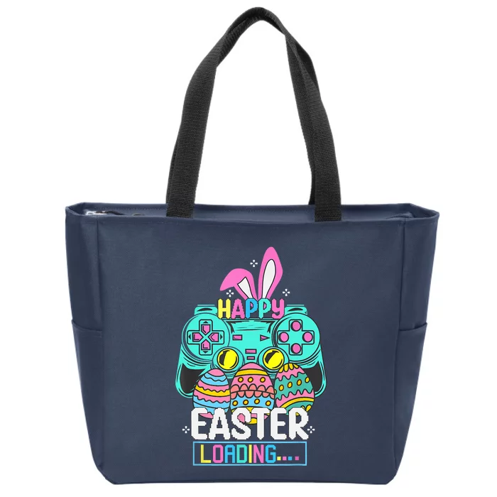 Video Game Easter Bunny Gaming Controller Gamer Zip Tote Bag