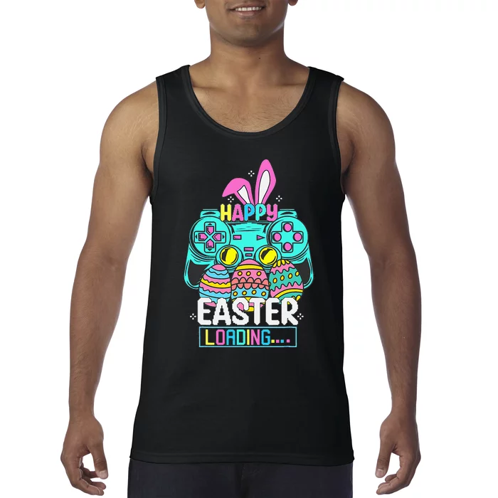 Video Game Easter Bunny Gaming Controller Gamer Tank Top