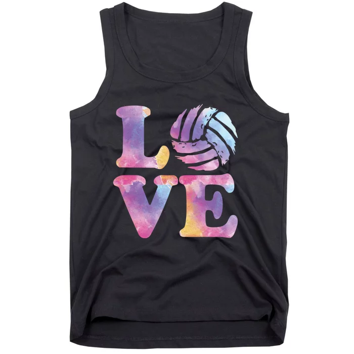 Volleyball Gift For Teen Girls Women Love Volleyball Gift Tank Top